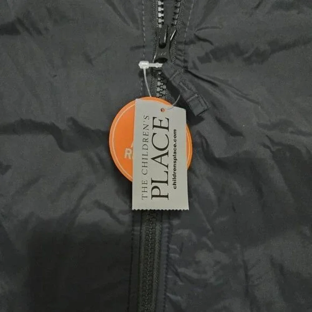 The Children's Place Toddler Boys Windbreaker Jacket in Black- Size‎ 3T